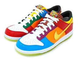 zapatillas de colores