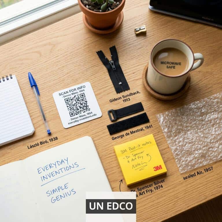 Inventos curiosos que usamos cada día y cuyo origen casi nadie conoce